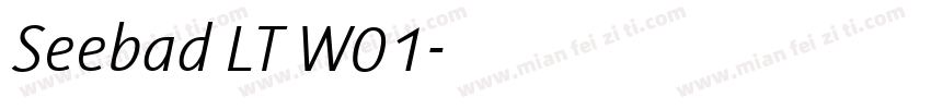Seebad LT W01字体转换